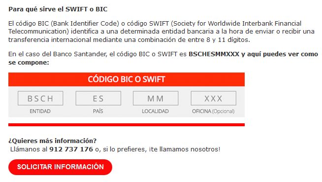 swift santander